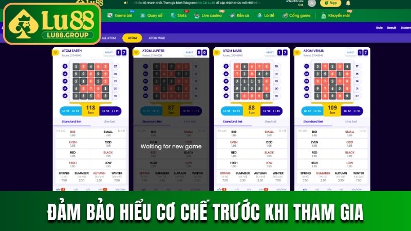 Đảm bảo hiểu cơ chế trước khi tham gia