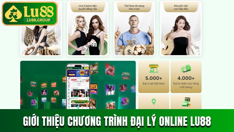 Giới thiệu chương trình hợp tác đại lý online LU88