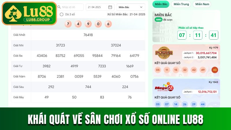 Khái quát về sân chơi xổ số online LU88