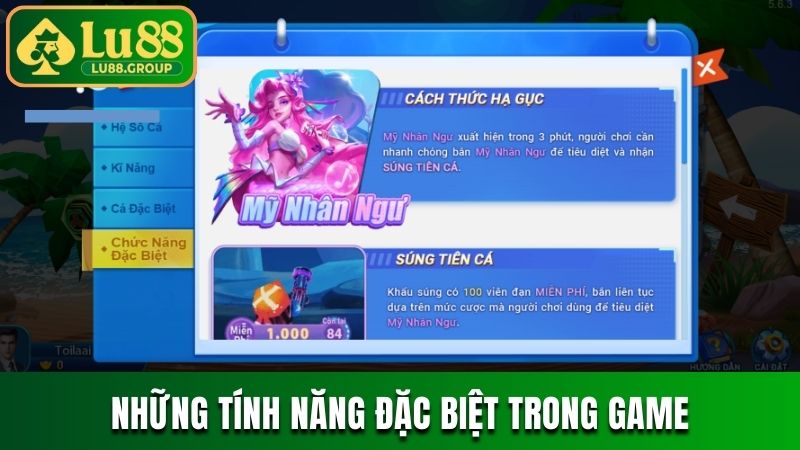 Những tính năng bổ sung đặc biệt trong game