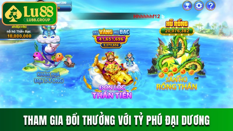 Tham gia đổi thưởng với Tỷ phú Đại Dương