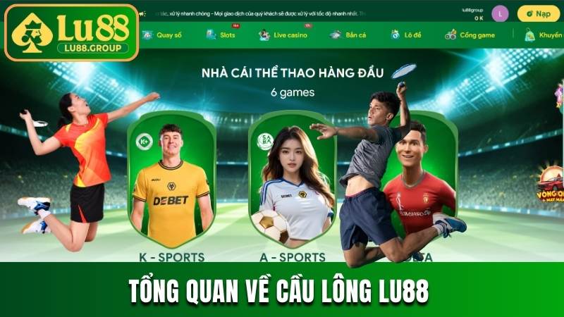 Tổng quan về cầu lông tại LU88 